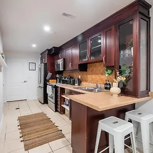 Basement With Private Patio In Davenport Apartment